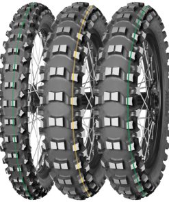 moto gume 80/100-21 51M Terra Force-EX SM Super Light F TT / zelena črta